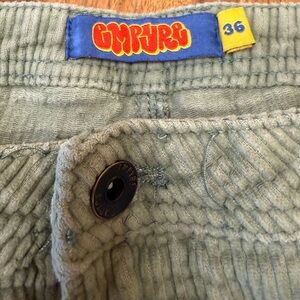 Empyre Green Loose fit Corduroy Skate pants